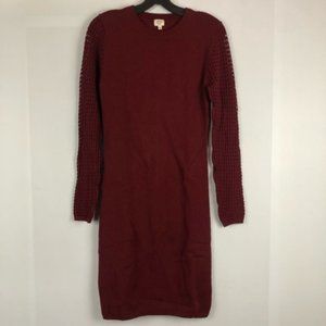Aritzia Wilfred Italian Yarn Long Sleeve Dress